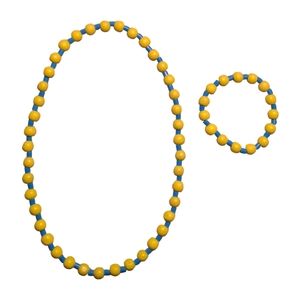 Set "Wooden necklace+bracelet"